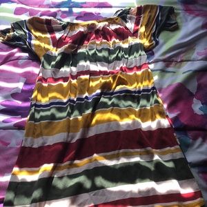 Off the shoulder dress